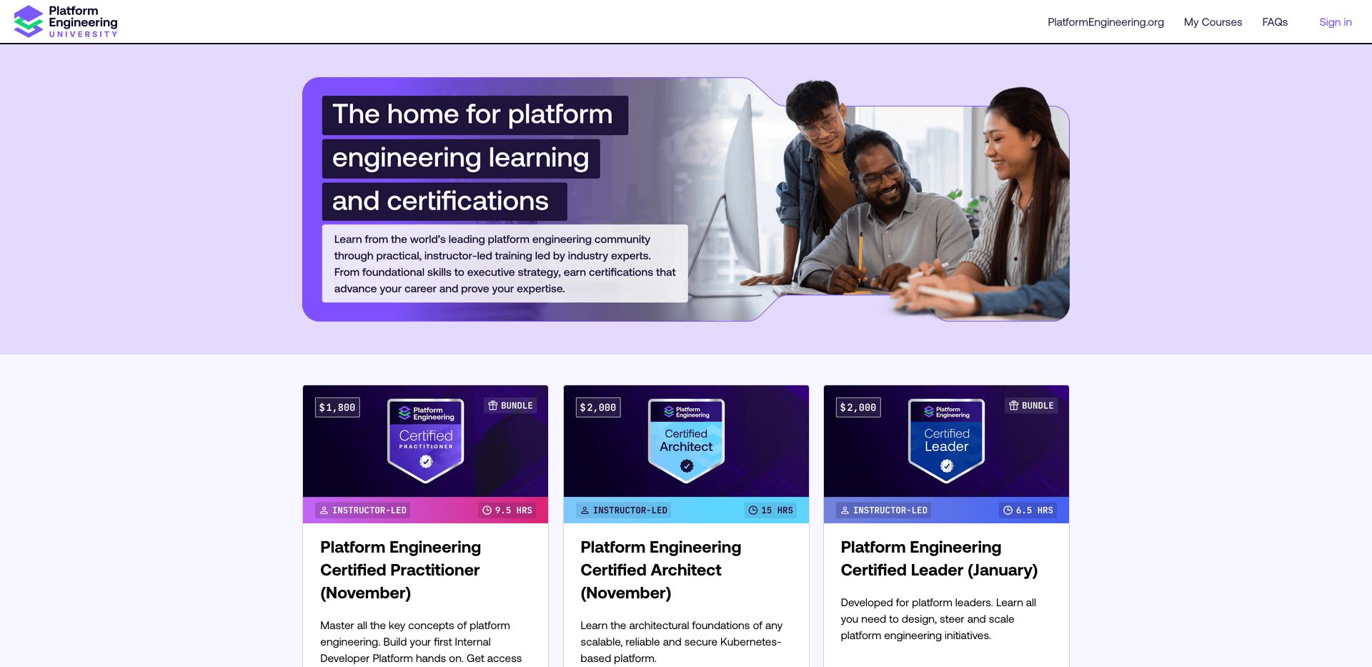 Platform Engineering University